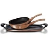 GRANITINIŲ KETUČIŲ RINKINYS + KIRTINĖ BERLINGER HAUS METALLIC LINE ROSE GOLD BH-1669