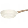 Keptuvė Brunbeste Granitinė marmurinė Neprilimpančio paviršiaus indukcinė dujinė 26cm smėlio spalvos BRUNBESTE BB-5537