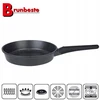 Keptuvė Brunbeste Keptuvė granitowa marmurkowa NON-STICK indukcija gaz 20cm juoda BRUNBESTE BB-5540