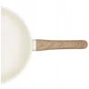 Keptuvė Brunbeste Keptuvė granitowa marmurkowa NON-STICK indukcija gaz 20cm smėlio sp. BRUNBESTE BB-5535
