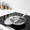 Keptuvė Brunbeste Keptuvė plieninė su dangteliu indukcija NON-STICK plaster miodu 30CM BRUNBESTE BB-5557