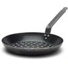 De Buyer Perforated frying pan for vegetables, diameter 28 cm, #Outdoor