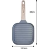 GRILINĖ 18 X 18CM MARMURINĖ KLAUSBERG KB-7811 PILKA