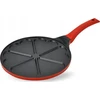 Blynų Keptuvė - Maestro MR-1222-A Nelipni Aliuminė 26 cm Juoda/Raudona