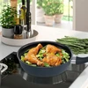 Keptuvė Maestro Keptuvė su dangteliu indukcija gaz 20cm juoda MAESTRO MR-1205-20