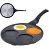 Orion Keptuvė kiaušiniams GRANDE 27 cm - granitinė, 4 formos