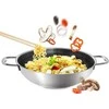 Orion plieninė wok keptuvė 28 cm su nepridegančia danga