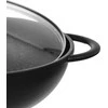 Orion Wok keptuvė GRANDE 32 cm granitinė su stikliniu dangteliu