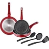 Keptuvė San Ignacio SAN IGNACIO Rinkinys 3 patelni Caoba 20/24/28cm + 3 priedai (SG-6885)