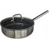 Secret De Gourmet Steel Nerūdijančio plieno keptuvė su dangčiu, nepridegančia danga, 29,5 cm