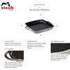 STAUB 40511-783-0 kvadratinė ketaus keptuvė su dviem rankenomis, 33 cm, juoda