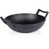 Ketaus wok keptuvė Vilde Cast Line 32 cm, juoda