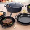 Orion Keta 28 cm ketaus kepimo keptuvė su emaliu