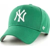 Kepurė 47brand 47 Brand MLB New York Yankees Kids Cap B-RAC17CTP-KY žalia Vienas dydis