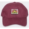 Kepurė Adidas Beno Daviso „Twill“ beisbolo kepuraitė su burgundiška danga