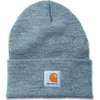 Kepurė Carhartt kepuraitė Carhartt akrilinė beanie pilka