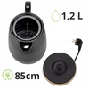 Virdulys Ceramiczny 1731 Juodas 1.2 L 1200 W