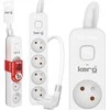 KERG maitinimo juosta su jungikliu 4 lizdai 1,5m-16A