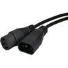 Kerg Ilgintuvas 230V IEC320 C14/C13 0,5 m juodas
