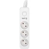 KERG M02382 ILGTINIMO LAIDAS SU JUNGIKLIU 3 LIZDAI 16A 3680W KABELAS 1,5M