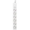 Kerg KERG plėtinys su perjungimu -6 socket-baltas-10m-16A-H05VV-F-3x1.5mm2
