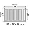Kermi Therm X2 Profil-V 12 radiatorius 300 x 700 mm (FTV120300701R1K)