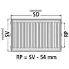Kermi Therm X2 Profil-V 33 radiatorius 900 x 800 mm (FTV330900801R1K)