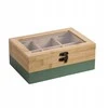 Kesper Bamboo TeeBox su 6 skyreliais, bambukinė, FSC, žalia