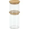 Kesper Indas biriems produktams, stiklas/bambukas, 1,2 l, D 10 cm, H 20 cm, vnt