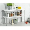 Kesper Küchenregal mit 2 Ebenen, MDF, FSC, baltas
