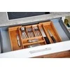 Insert Stalo įrankių įdėklas reguliuojamas, 35-58 cm, bambukas, KESPER
