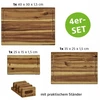 Kesper 3 dalių pjaustymo lentų rinkinys, įskaitant stovą FSC