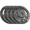 Ketaus olimpinių svarmenų rinkinys 4 x 2.5kg, 51 mm skylė, plokštelė su rankenomis, REBEL ACTIVE