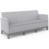 Keter sodo sofa dvivietė Scandi Form trivietė sofa šviesi pilka/tamsaus plieno pilka