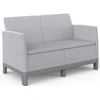 Keter sodo sofa dvivietė Scandi Form dvivietė sofa šviesi pilka/tamsaus plieno pilka
