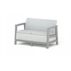 Keter Sofa ogrodowa dwuosobowa Scandi Linea 2 Seater Sofa šviesiai pilkas/tamsiai pilka plieno (8711245162508)