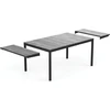 Keter Garden table extendable Deco Porto Nova Extendable 160-240 pilkas/juodas