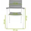 Keter Keter Darza kresls Harmony Armchair balts/gaisi peleks 29201284