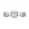 Keter Sodo baldų komplektas Scandi Linea 2 Seater Set light pilkas/dark steel pilkas