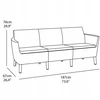 Keter Salemo 3 Seater Sofa beige