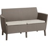Keter Garden sofa for two Salemo 2 Seater Sofa beige