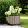 KETER 262635 garden planter ashwood