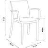 Lauko krėslas Bica Verona Armchair, juoda