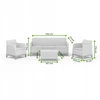 Keter Sodo baldų komplektas Scandi Forma 3 Seater Set pebble pilkas/light beige