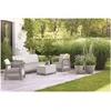 Keter Sodo baldų komplektas Scandi Linea 3 Seater Set light pilkas/dark steel pilkas