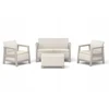 Keter Sodo baldų komplektas Scandi Linea 2 Seater Set pebble pilkas/light beige