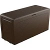 Skrzynia Keter Samoa rotango sodo dėžė, 270 l, ruda