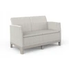 Keter Two-seater garden sofa Scandi Form 2 Seater Sofa pebble pilkas/light beige