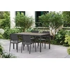 Keter Garden table Deco Porto Nova 160 walnut/juodas
