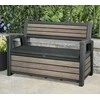 Lauko baldų komplektas Keter Sandėliavimo suolas „Deco Garden Bench“, 227L, uosio mediena, 7290112641977